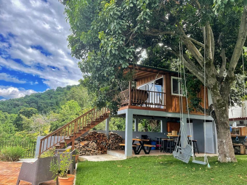 Refugio Del Volcan Casitas San Pedro La Laguna Exteriör bild